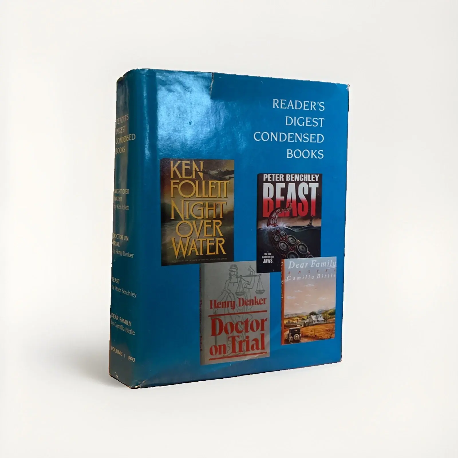 Reader's Digest Condensed Books Volume 1 1992 Hardcover First Edition