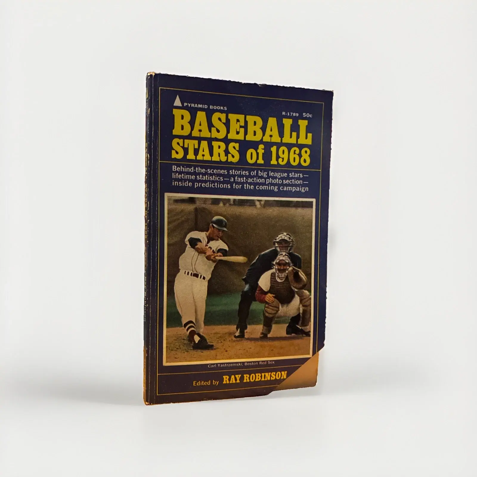 Baseball Stars of 1968 SC Book - Carl Yastrzemski - Boston Red Sox - VG Pyramid