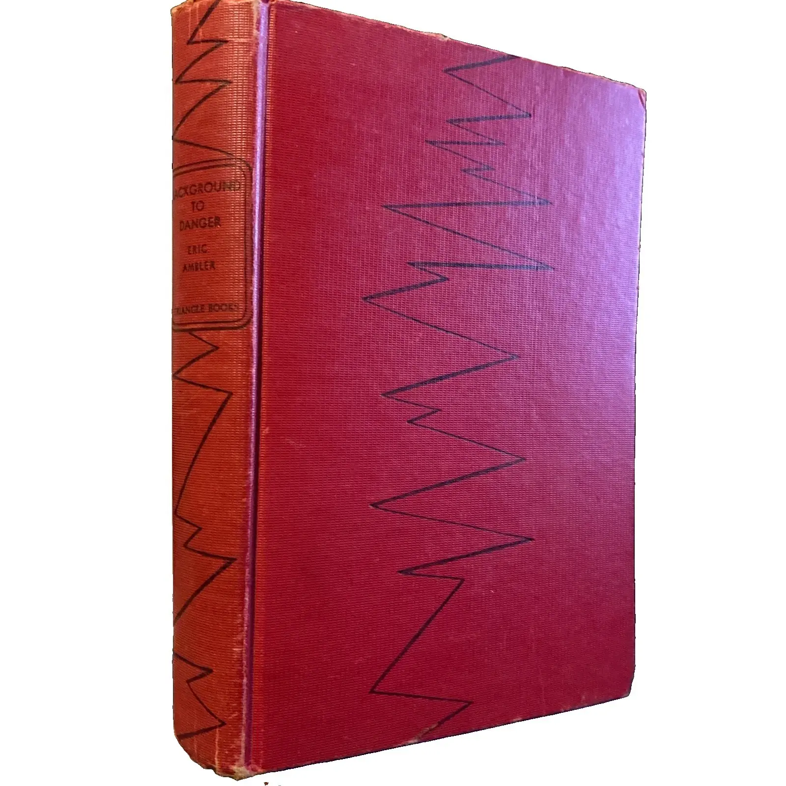 BACKGROUND TO DANGER Eric Ambler 1943 1st US Ed/3rd Printing