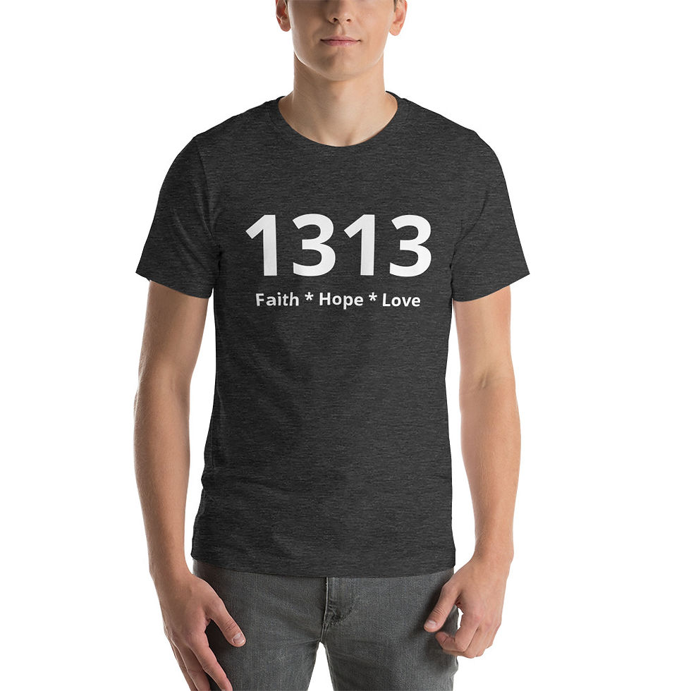 Thumbnail: 1313 "Faith Hope Love" Tee