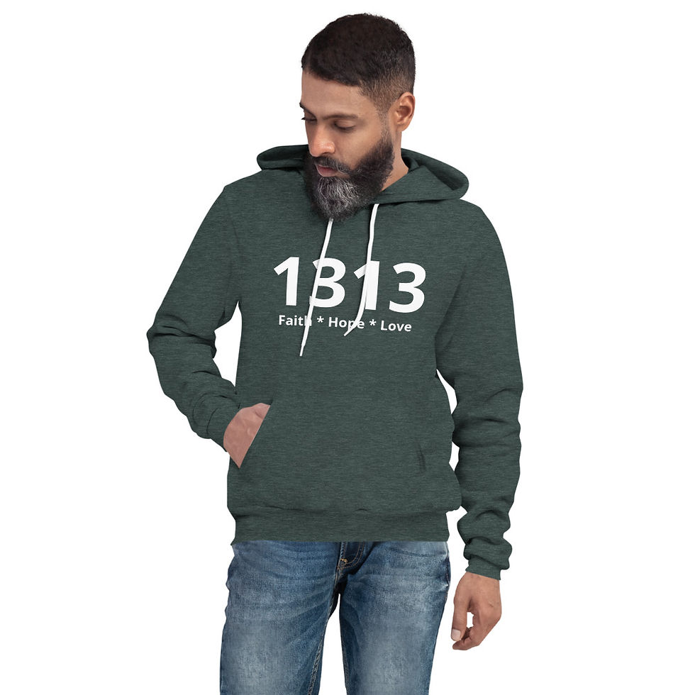 Thumbnail: 1313 "Faith Hope Love" Hoodie