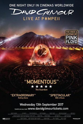 Ya a la venta las entradas para David Gilmour Live At Pompeii en los cines