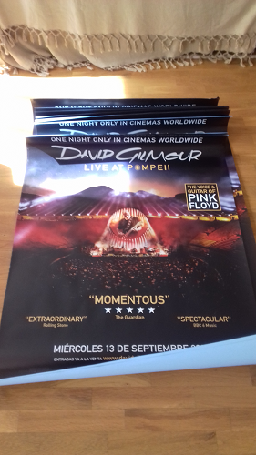 David Gilmour Live At Pompeii EPK Parte 3 y Sorteo Posters