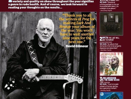 Más reconocimientos para David Gilmour - Luck And Strange