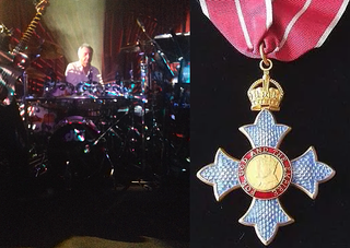 Nick Mason nombrado Comandante del Imperio Británico