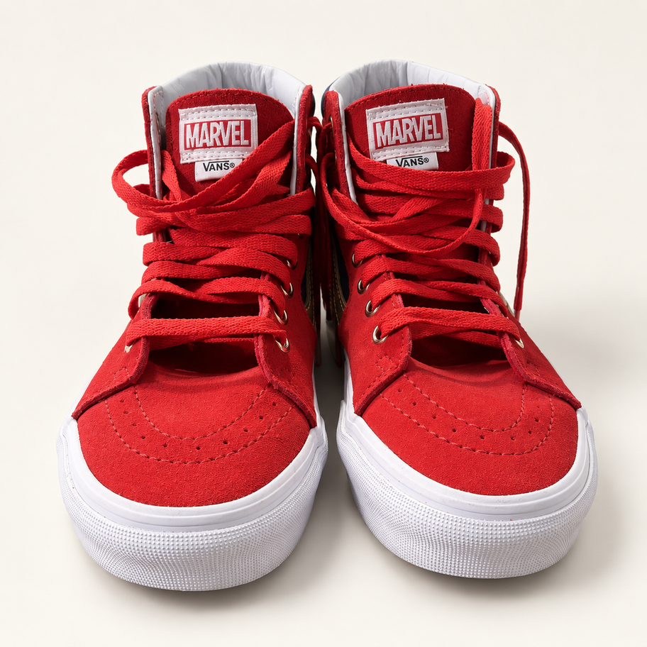 Vans x Marvel Captain Marvel Sk8-Hi Sneakers Women’s 8 image 6