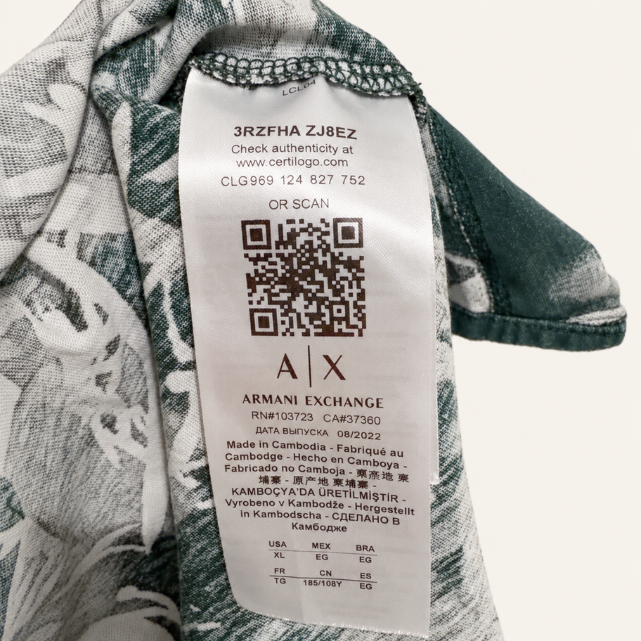 Attached identification label