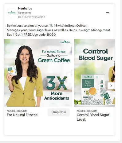 Green Coffee Neuherbs D2C Brand Campaign Umang Bajpai