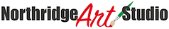 Northridge Art Studio logo with paintbrush
