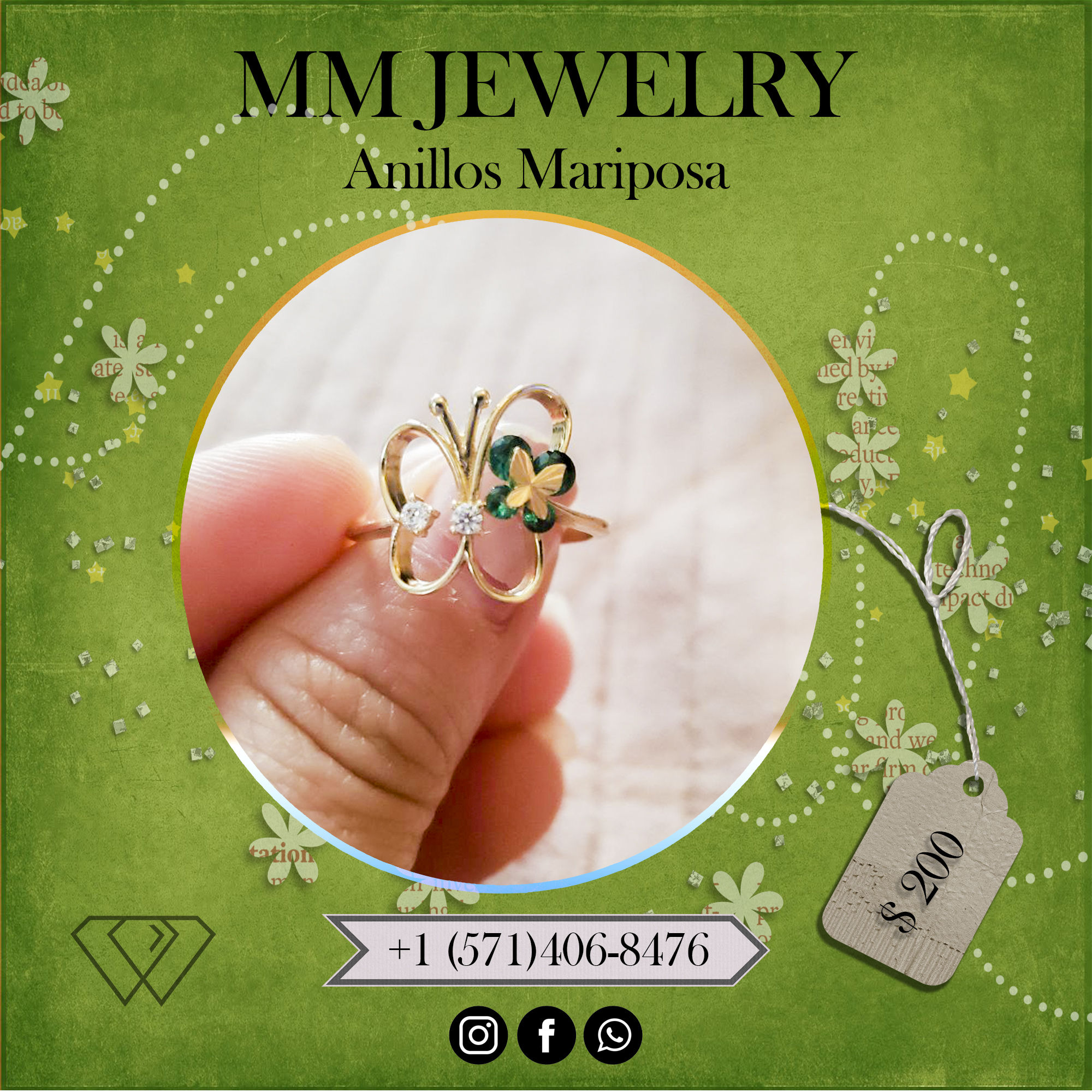 Anillo Mariposa
