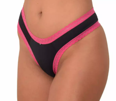 Calcinha Feminina Elástico Rendado