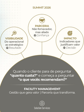 De custo à estratégia. Esse é o nosso movimento.