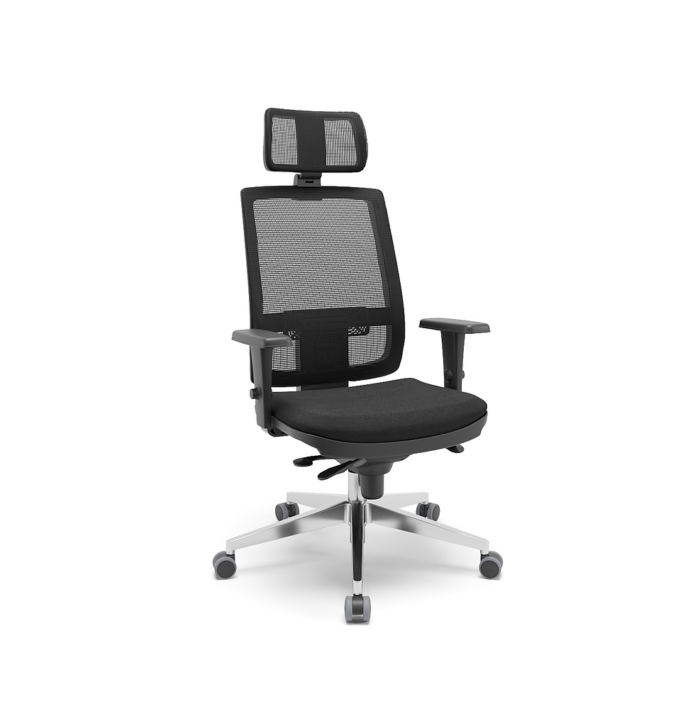 CADEIRA BRIZZA PRESIDENTE GIRATÓRIA TELA