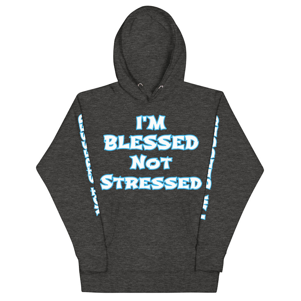 Thumbnail: JGThePharaoh I'm Blessed Not Stressed w/ Matching Sleeves (Front Only)
