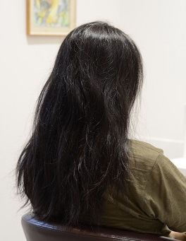 男性のお客様のヘアードネーション