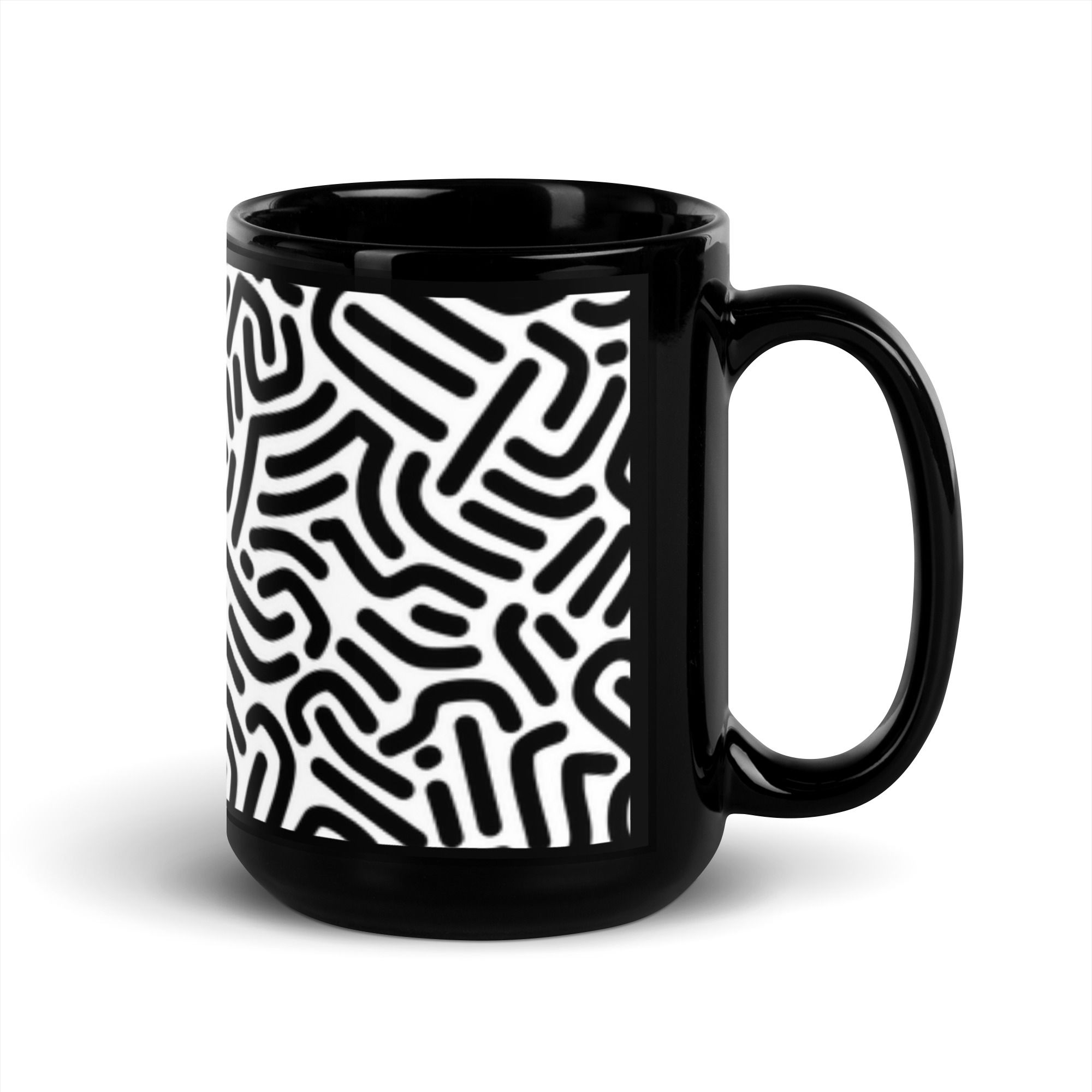 Black Glossy Mug4