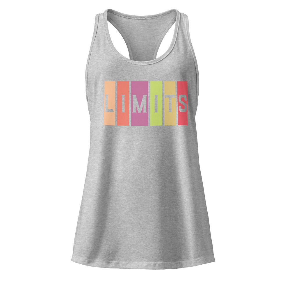 Thumbnail: Women’s Fitted Racerback Tank Top Limits Colors