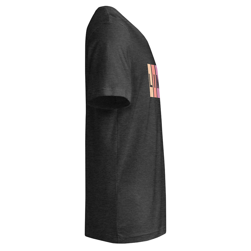 Thumbnail: Unisex Short Sleeve V-Neck T-Shirt Limits Colors