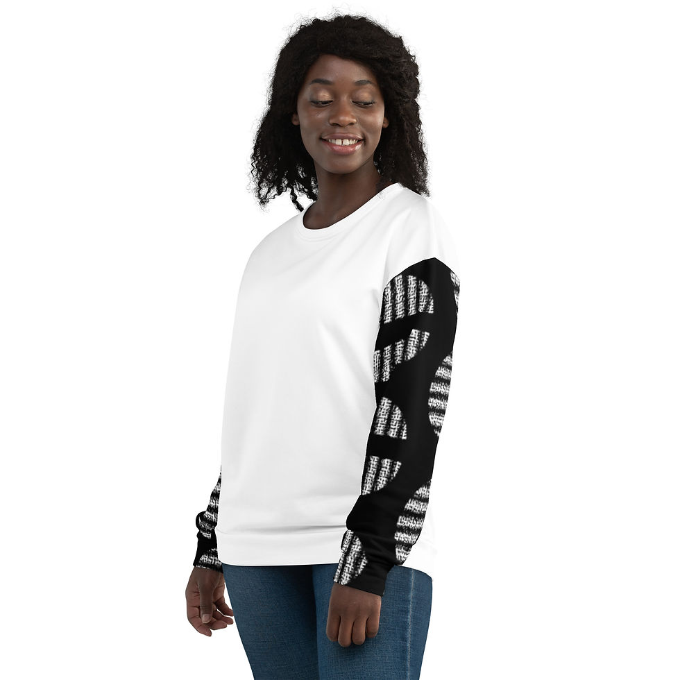 Thumbnail: Unisex Sweatshirt White2