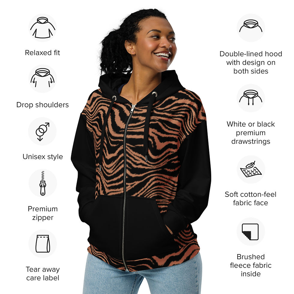 Thumbnail: Unisex Zip Hoodie17