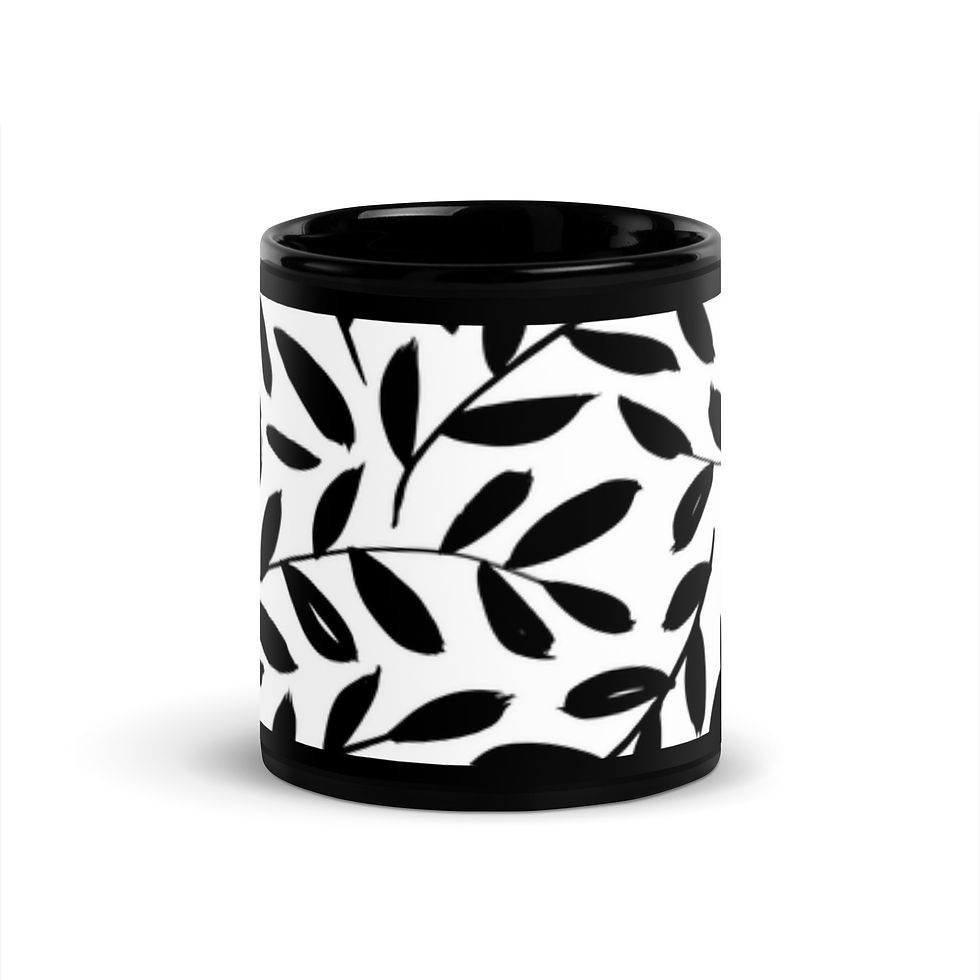 Thumbnail: Black Glossy Mug3