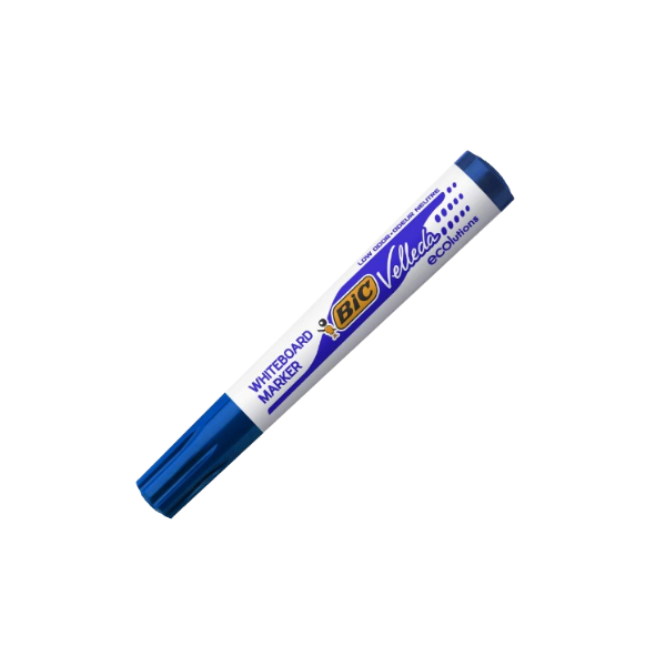 MARCADOR QUADRO BRANCO BIC VELLEDA AZUL