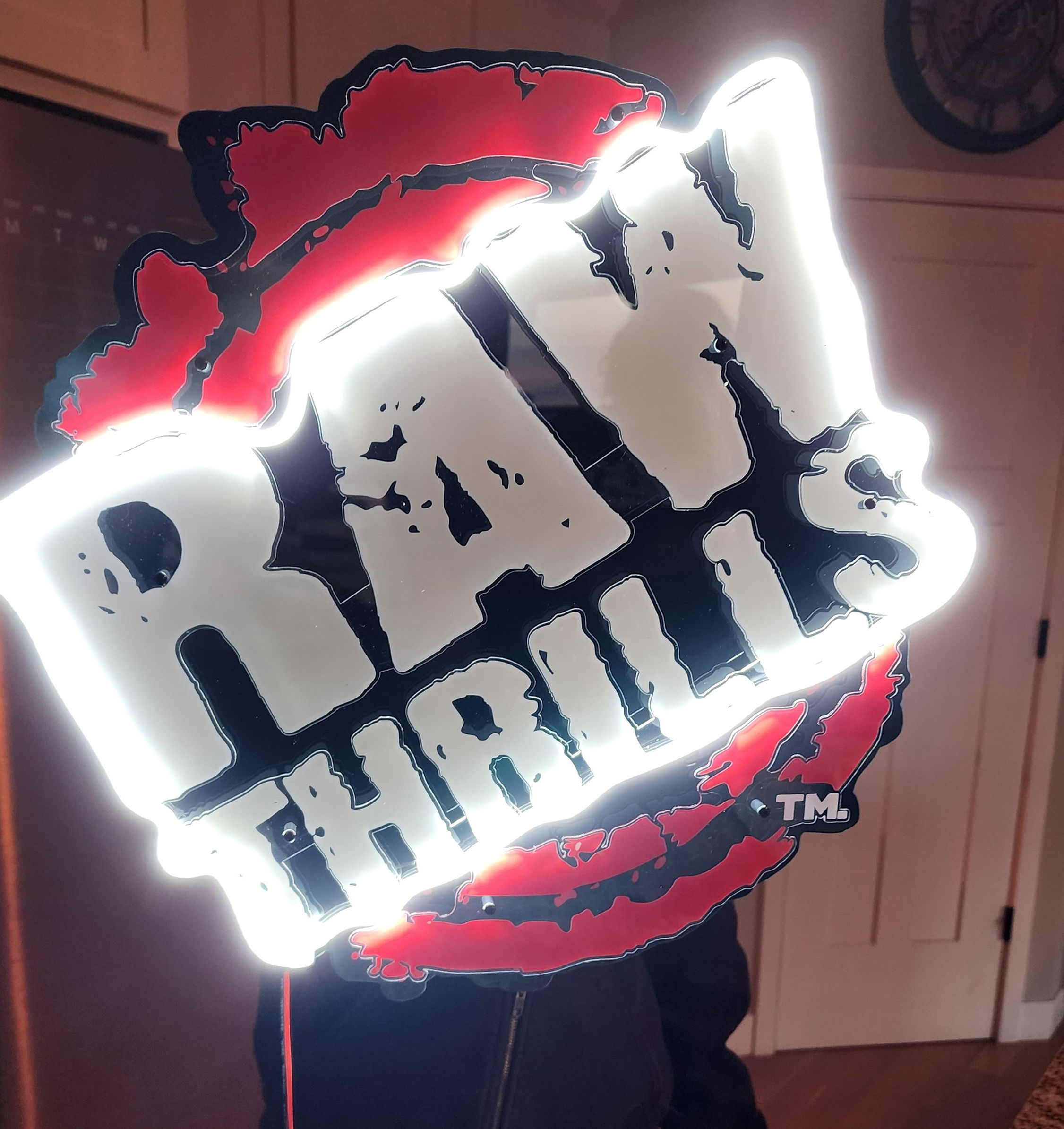 Raw Thrills Neon Sign