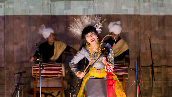 Delve into a journey of mesmerizing performances, including the enchanting rendition of 'Thiyam Shakhenba'..