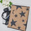 Miniatura: STAR DESIGN BURLAP TOTE BAG