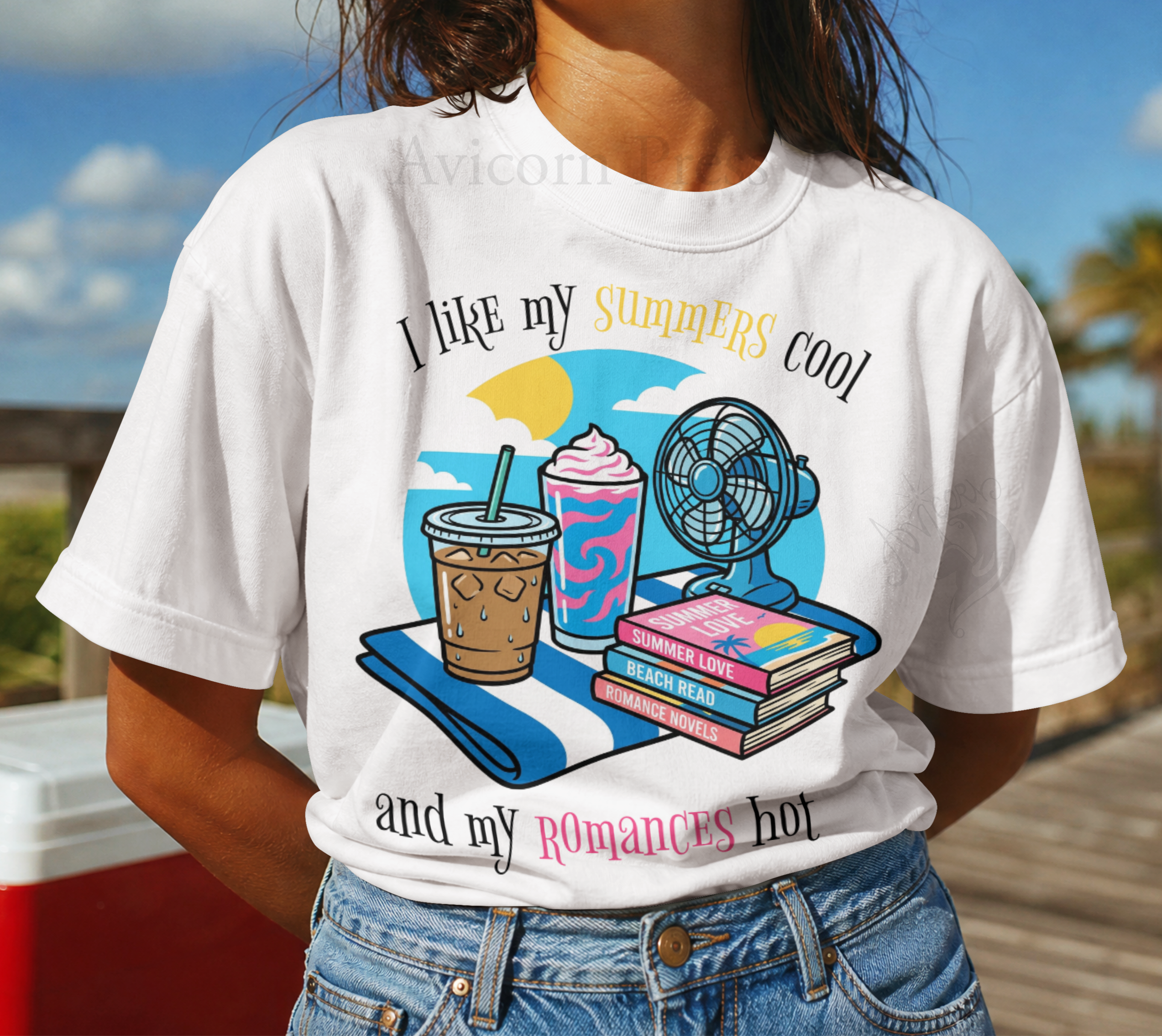 I Like My Summers Cool and My Romances Hot T-shirt