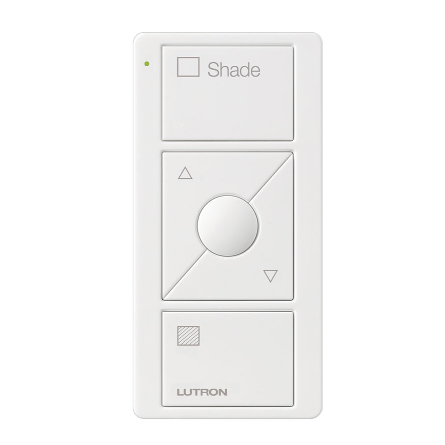 LUTRON PJ2-3BRL-GWH-S02 無線調光開關遙控器(升降遮光簾)