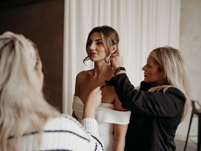 How To Wear Your Hair With Your Wedding Veil: Rebecca Anne X Nala & Knot