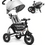 Thumbnail: 6-in-1 Foldable Steer Stroller, Learning Bike w/Detachable Guardrail, Adjustable