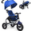 Thumbnail: 6-in-1 Foldable Steer Stroller, Learning Bike w/Detachable Guardrail, Adjustable