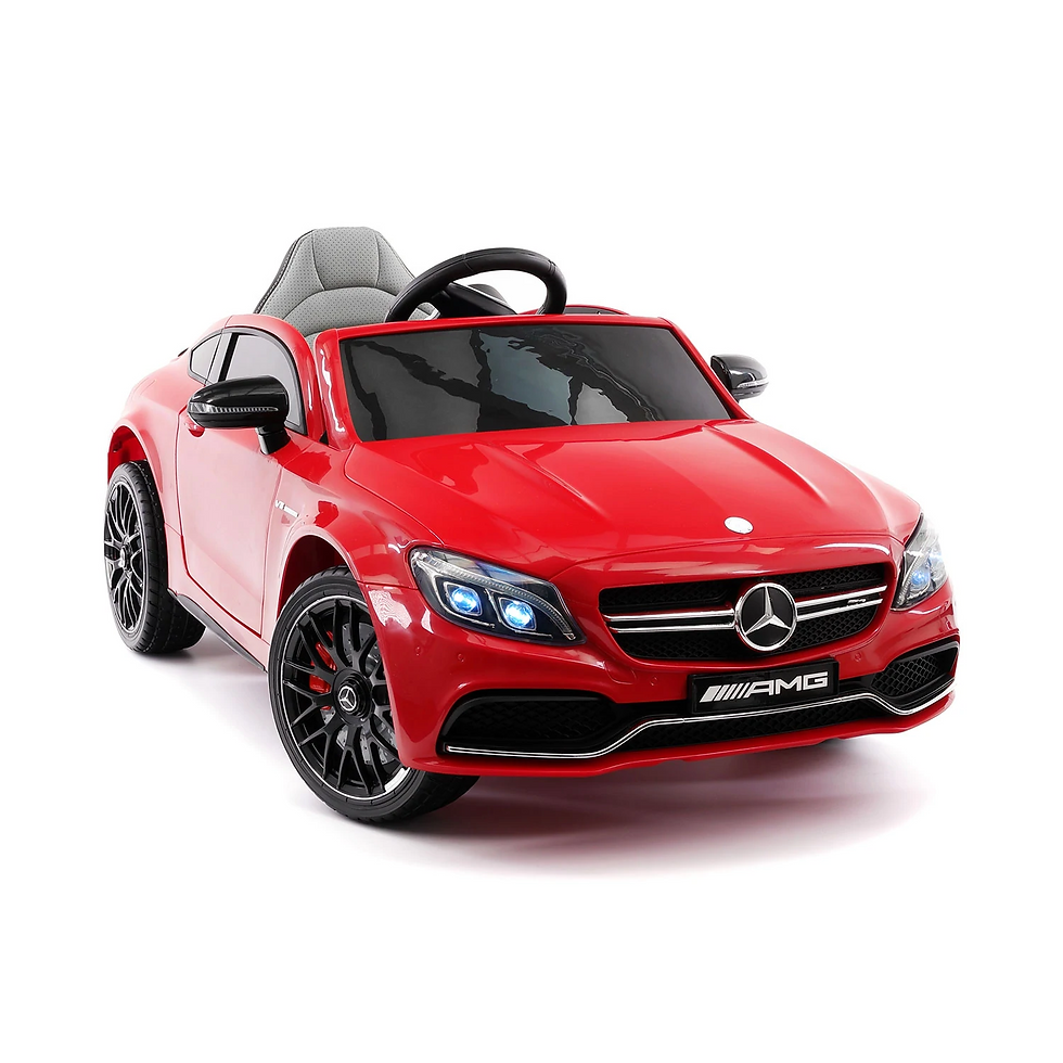 Thumbnail: MERCEDES C63S 12V KIDS RIDE-ON CAR WITH R/C PARENTAL REMOTE