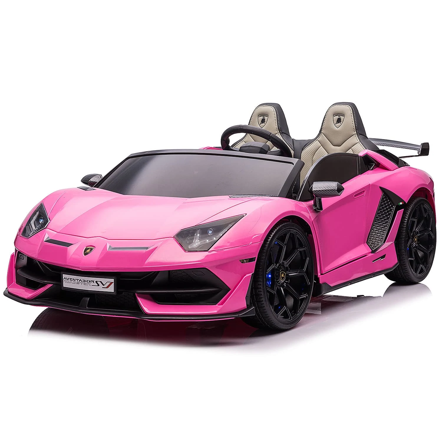 LAMBORGHINI AVENTADOR SVJ 24V KIDS RIDE-ON CAR WITH R/C PARENTAL REMOTE