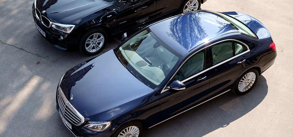 Luxury Cars from Above