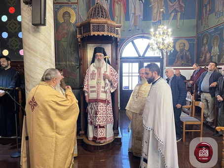 Ο Σεβασμιώτατος Μητροπολίτης κ. Άνθιμος στον Ιερό Ναό της Κοιμήσεως της Θεοτόκου στον Απαλό