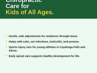 Pediatric Chiropractic Care in Cuyahoga Falls, Ohio: What Every Parent Should Know