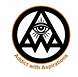 AWA logo with an eye inside a triangle, 