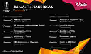 Jadwal Pertandingan Liga Eropa 3 - 4 Oktober 2019