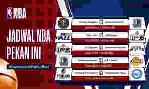 Jadwal NBA 30 Oktober - 4 November 2019
