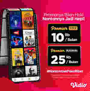 Promo Paket Vidio Premier dengan Google Pay Apple Pay