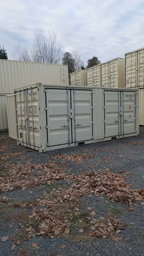 20FT CONTAINER: REAR AND SIDE DOORS | frederictontrailers