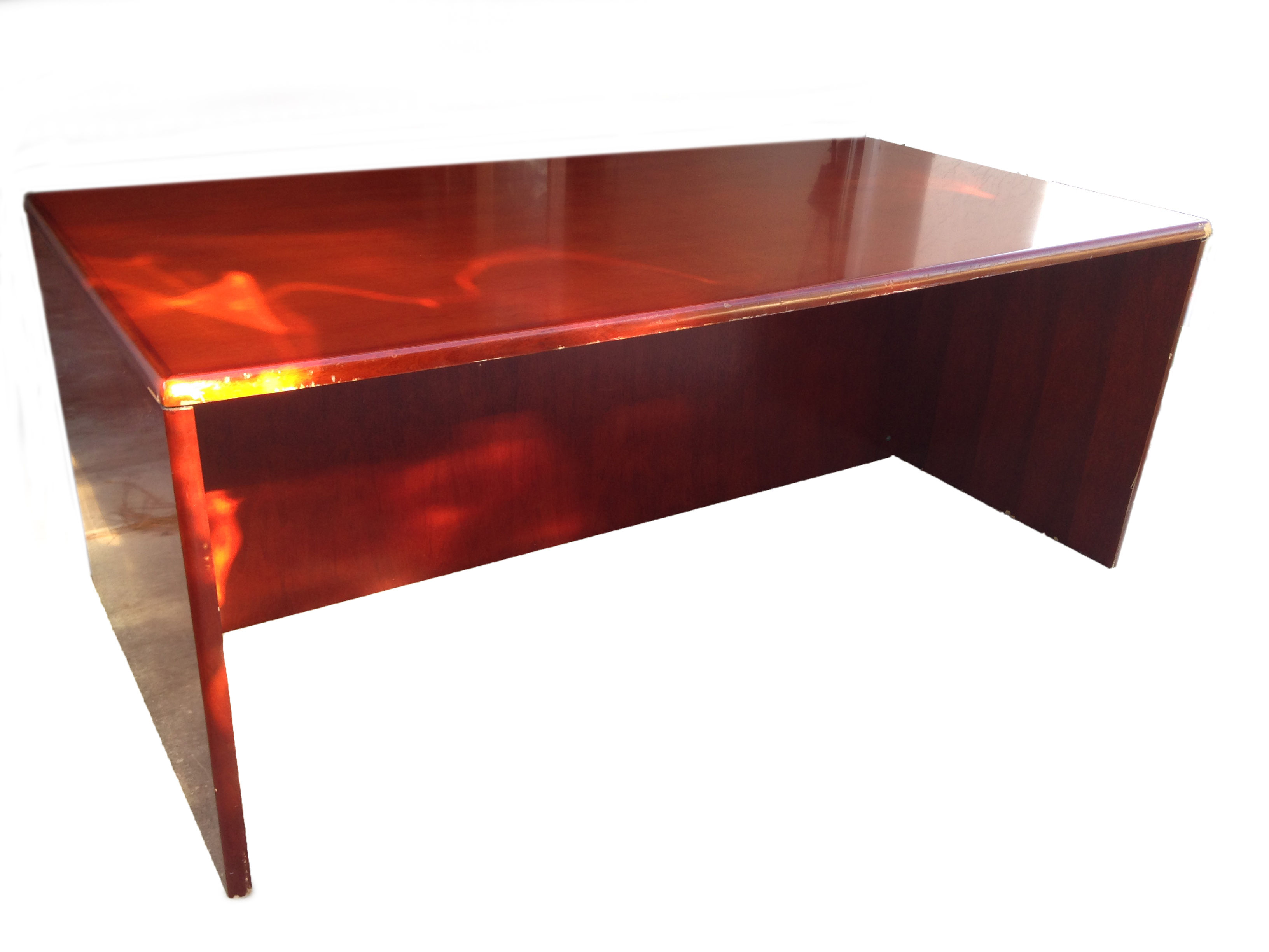 Wide Wood Office Desk