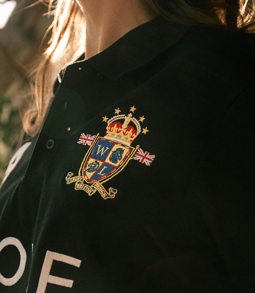 Women's Black Polo Shirt