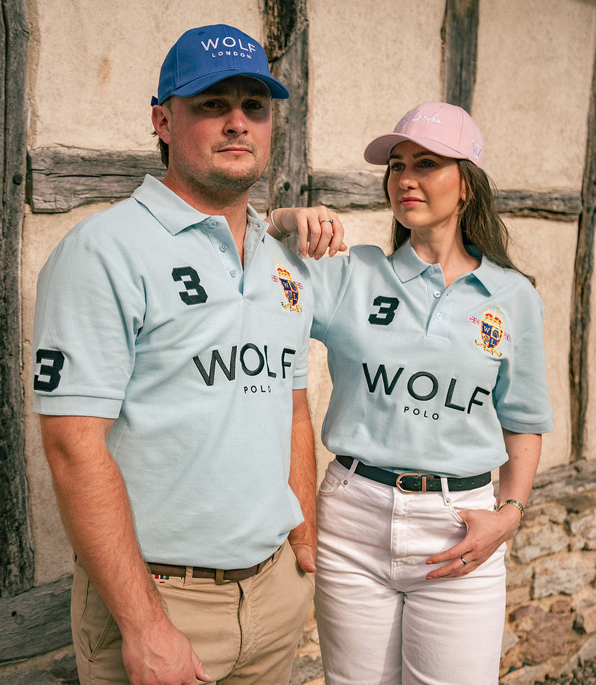 Women's Blue Polo Shirt