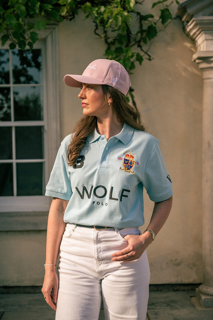 Women's Blue Polo Shirt