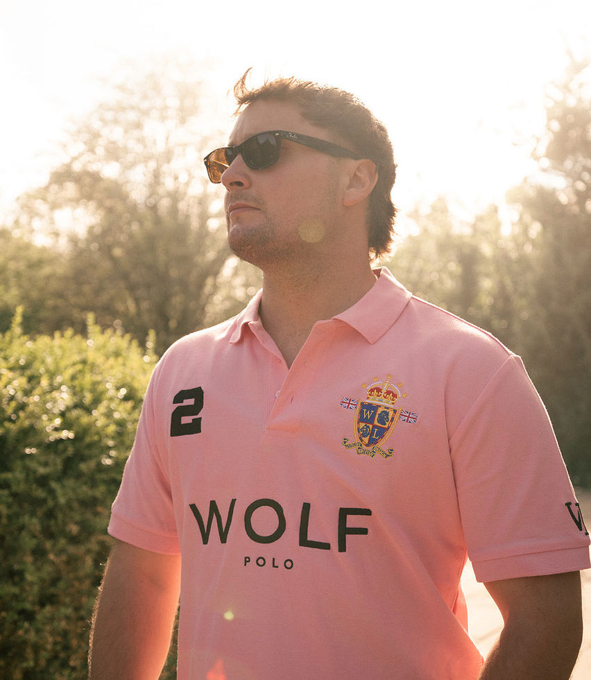 Men's Pink Polo Shirt