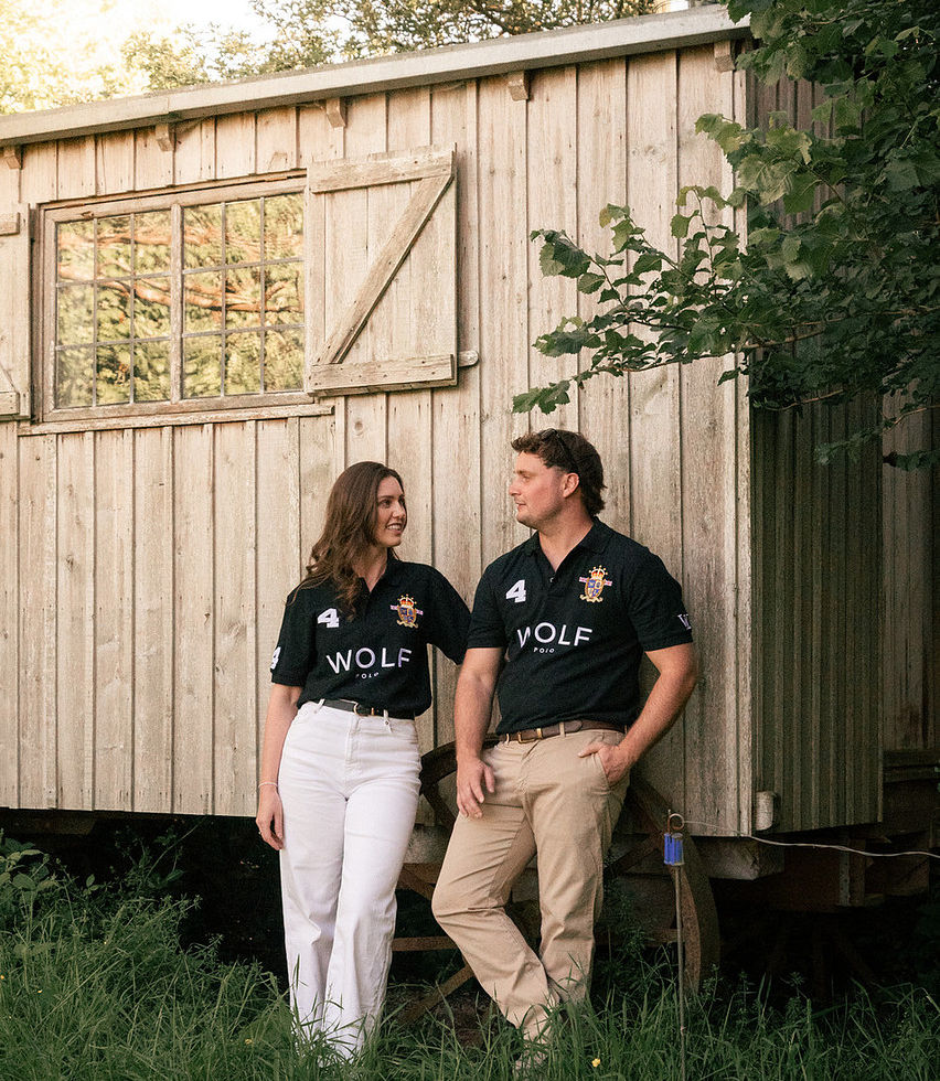 Women's Black Polo Shirt